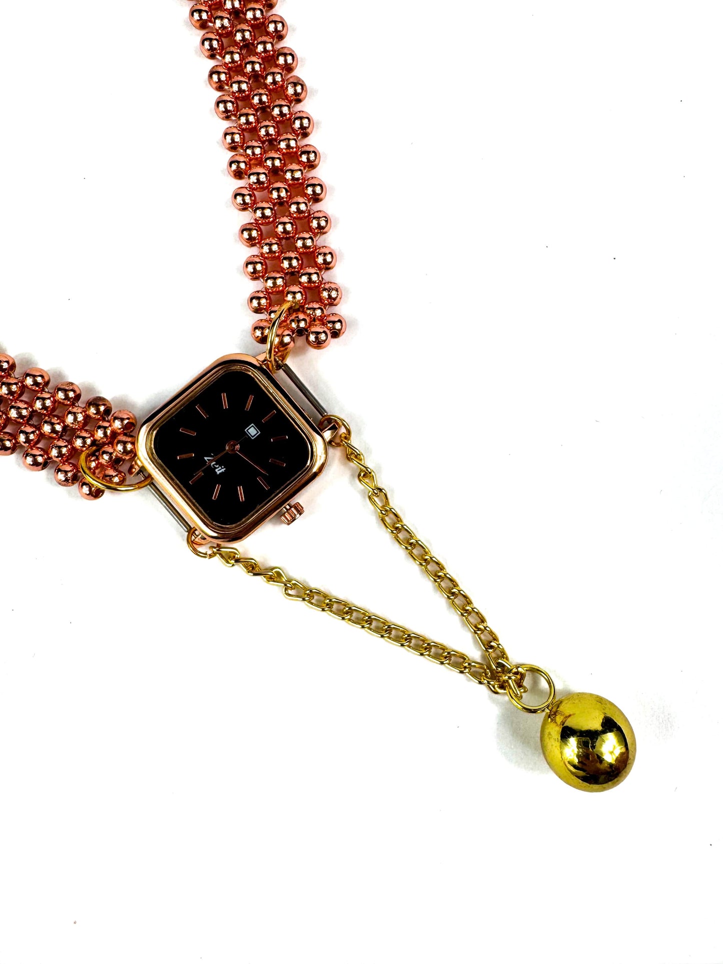 Gargantilla reloj bola