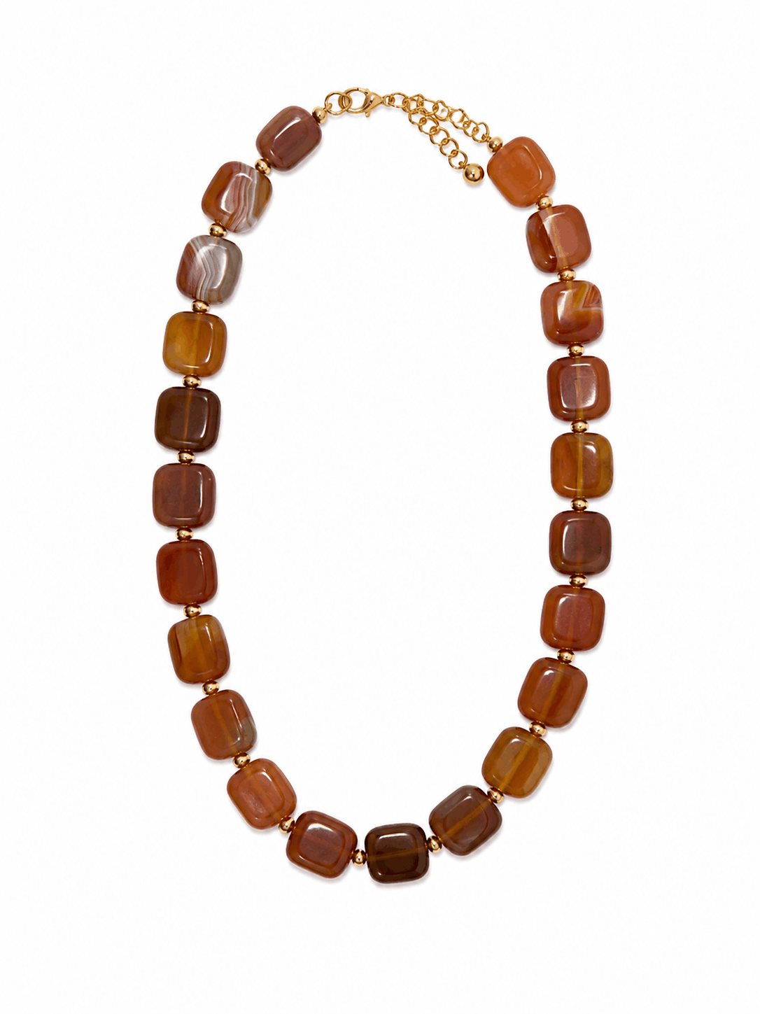 Collar amber jade