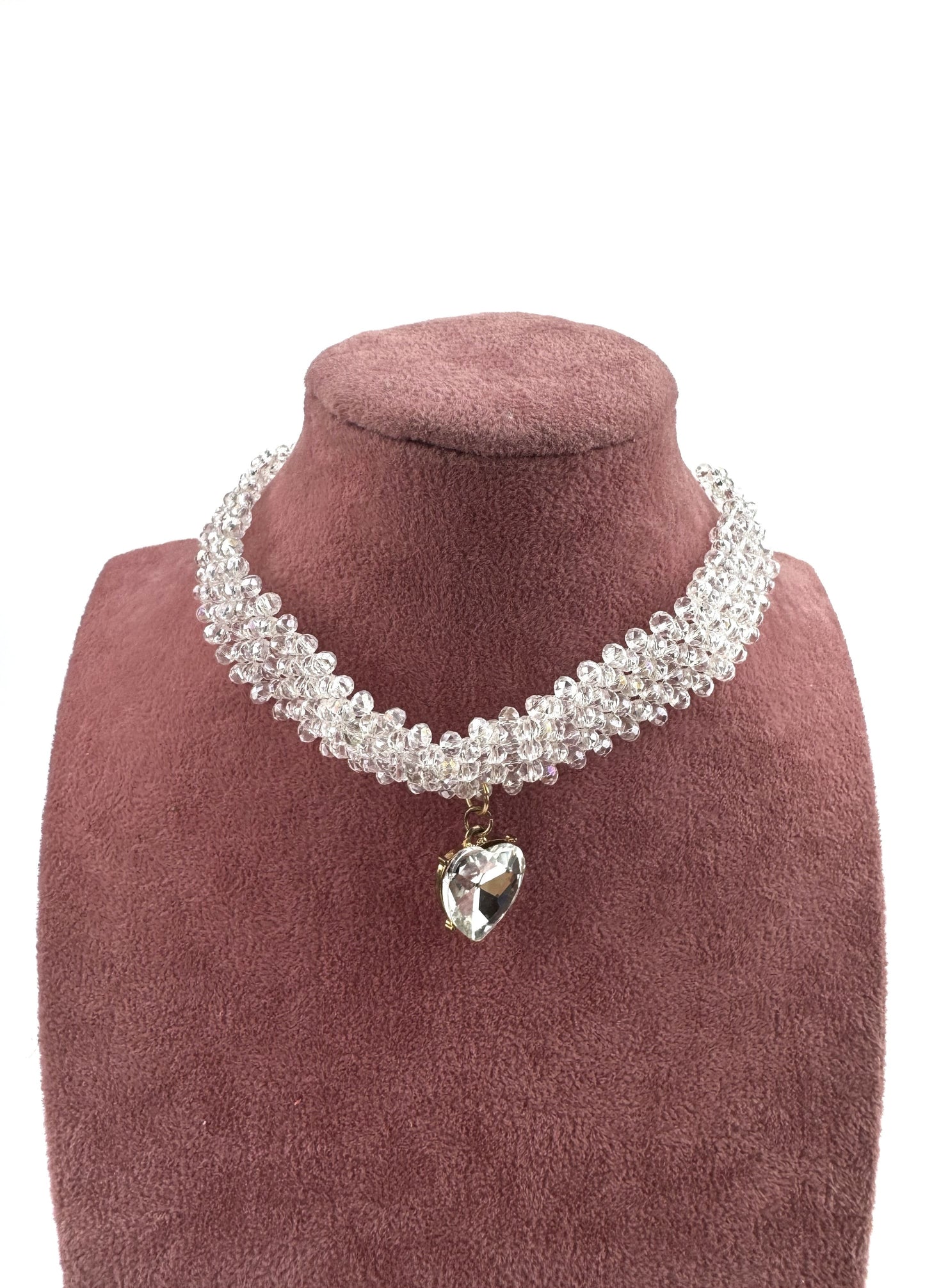 Collar Corazón de Cristal