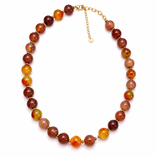 Collar jade terracota