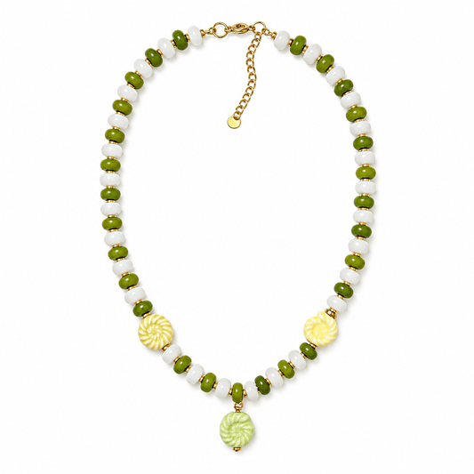 Collar olive conchitas
