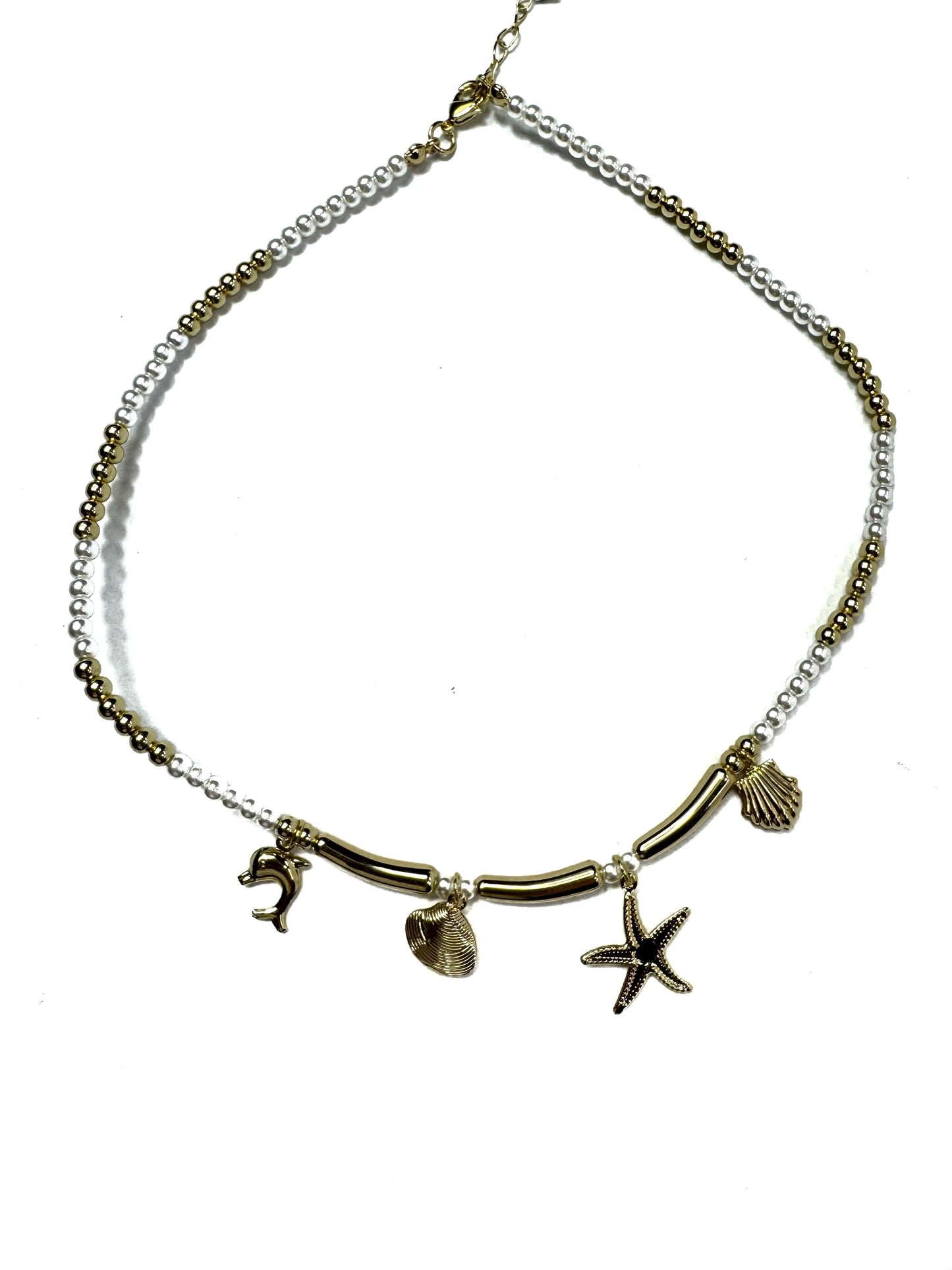Collar playa con perlita