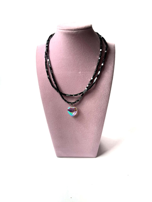 Collar amatita corazón